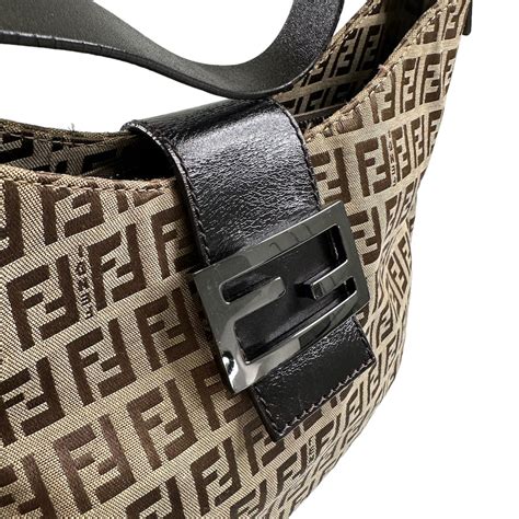 Fendi Zucchino Canvas Hobo Bag on SALE 